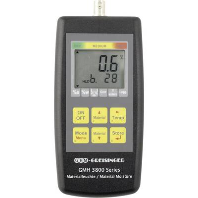 Greisinger GMH3851 Moisture meter  Building moisture reading range 0 up to 0.5 vol% Wood moisture reading range 0 up to 