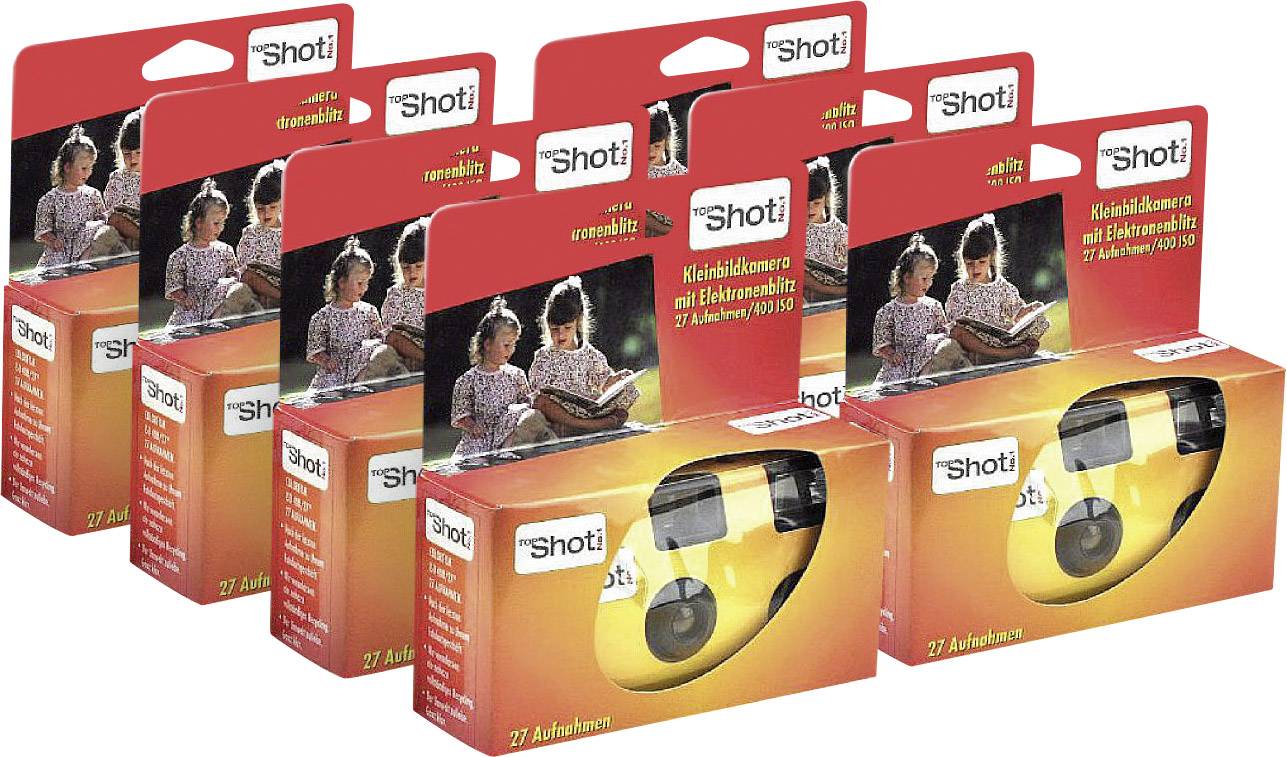 Topshot 400 Flash Disposable camera 7 pc(s) Built-in flash