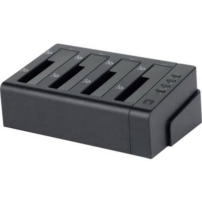 Renkforce rf-docking-06 USB A (USB 3.2 1st gen), eSATA SATA 4 ports HDD docking station-3