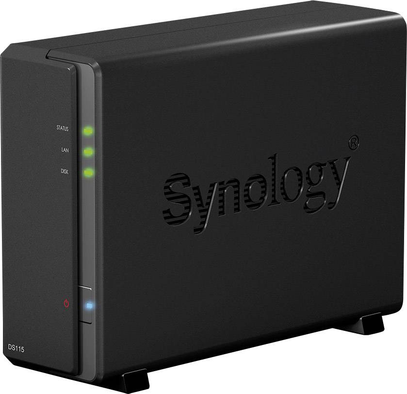 Сетевой накопитель synology ds115 сетевой накопитель с одним отсеком для 3.5inch sata (ii) или 2.5inch sata/ssd, 800mhz cpu, ra (4711174721924)