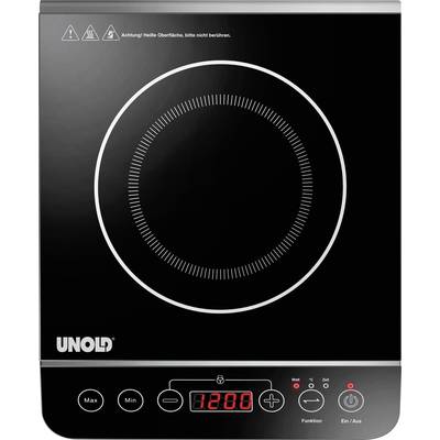 Image of Unold Elegance 58105 Induction hob with pot size recognition, Temperature pre-set, Timer fuction