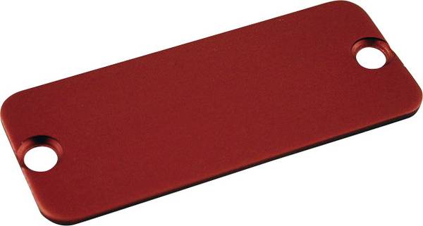 Hammond Electronics 1455NALRD-10 1455NALRD-10 Endplatte (L x W) 103 mm x 53 mm Aluminium Red 10 pc(s)