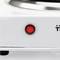 A red control light on a white electrical device indicates the operating status.