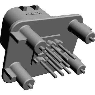 Multi-pin plug connector protruding from the front face. This is an industrial component.
