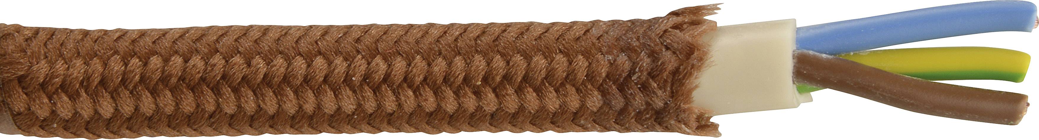 Kash Connection cable 3 x 0.75 mm² Brown Sold per metre