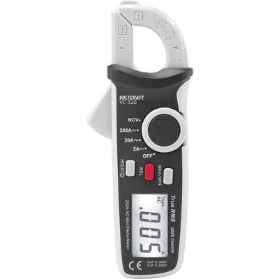 VOLTCRAFT VC-320 Clamp meter Calibrated to (DAkkS standards)    Display (counts): 2000