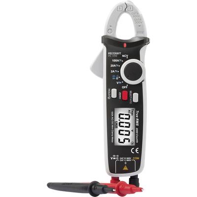 VOLTCRAFT VC-330 Clamp meter Calibrated to (ISO standards) Digital  CAT II 600 V, CAT III 300 V Display (counts): 2000