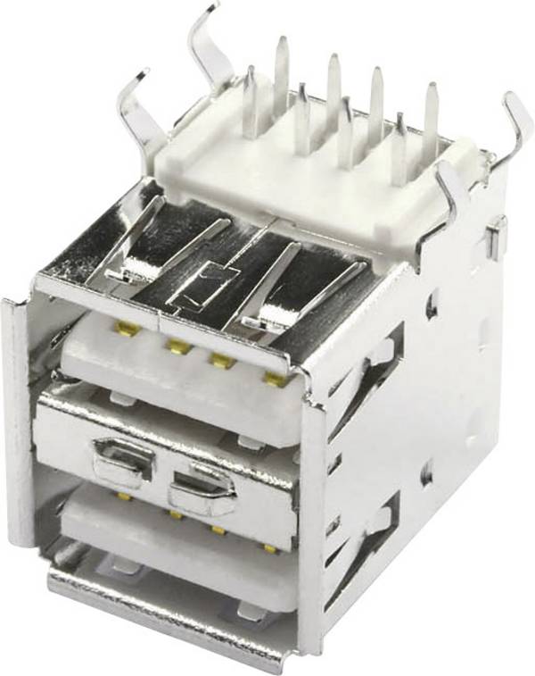 Mounted socket USB-A print 2xUSB Socket, horizontal mount USBBU2A 2 Ports USBBU2A econ connect Content: 1 pc(s)