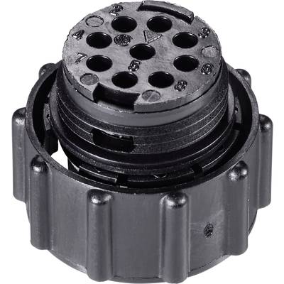   TE Connectivity  206485-1  Bullet connector  Plug, straight  Total number of pins: 9  Series (round connectors): CPC  