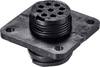 TE Connectivity 206486-1 Bullet connector Socket, straight Total number of pins: 9 Series (round connectors): CPC 1 pc(s)