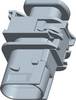 TE Connectivity Socket housing PCB HDSCS, MCP Total number of pins 3 1-1670730-1 1 pc(s)