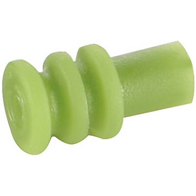Green plastic wall plug with a wavy shaft, commonly used for light-duty fixings in walls.