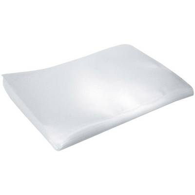 A rectangular, white non-woven fabric cloth, lying flat, provides a clean, smooth surface.