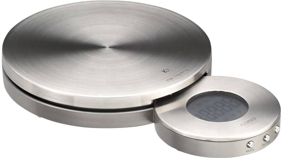CASO K3 Kitchen scales digital Weight range=3 kg Stainless steel |  Conrad.com