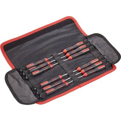 TOOLCRAFT  Electrical & precision engineering  Screwdriver set 12-piece Slot, Phillips, Star