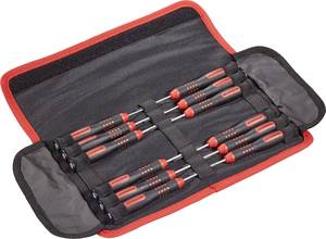 TOOLCRAFT  Electrical & precision engineering  Screwdriver set 12-piece Slot, Phillips, Star