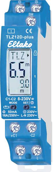 Eltako 23100800 TDR DIN rail 8 V DC/AC, 12 V DC/AC, 24 V DC/AC, 110 V DC/AC, 230 V DC/AC