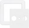 Axing TZU 2-10 Antenna socket cover TV, FM Surface-mount