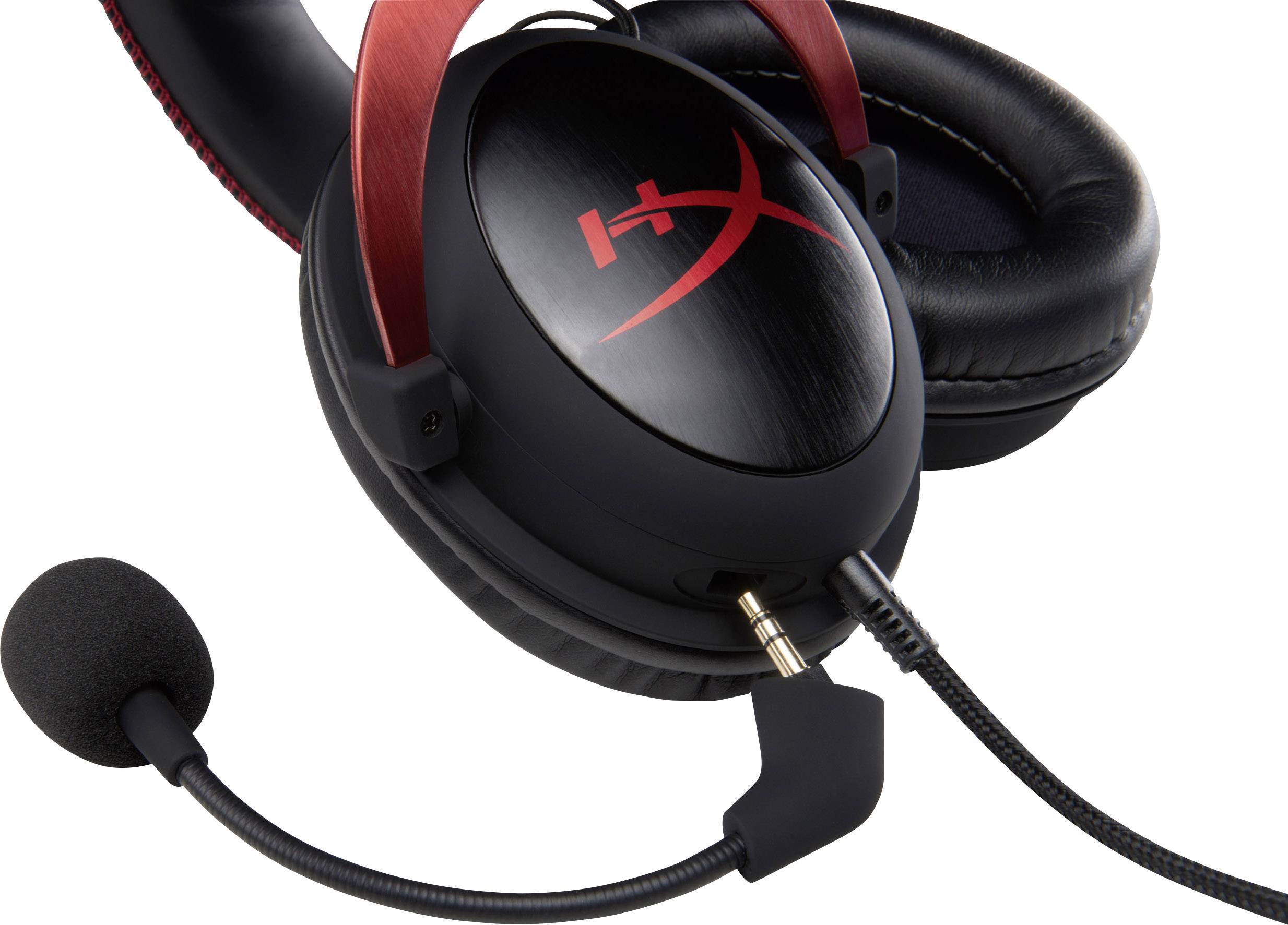 HyperX Cloud II Gaming Over-ear headset Corded (1075100) 7.1 Surround Red  Noise cancelling Volume control, Microphone mu | Conrad.com