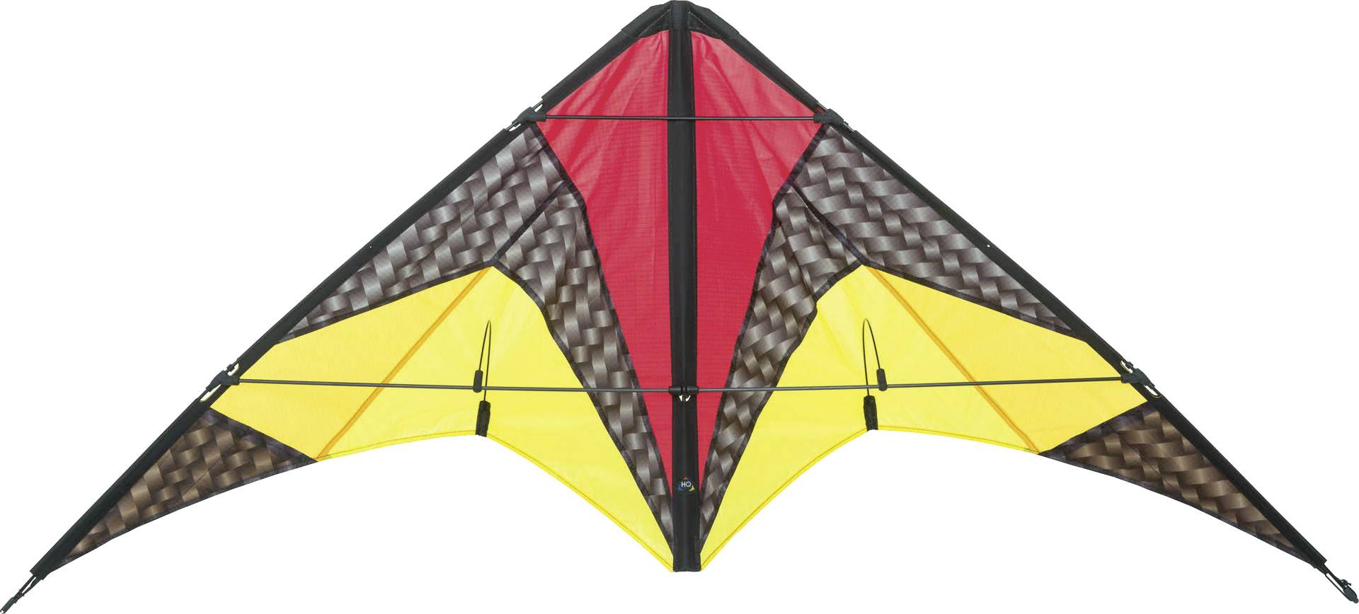 HQ Stunt kite Quick Step II Wingspan (details) 1350 mm Wind speed range 2 - 5 bft