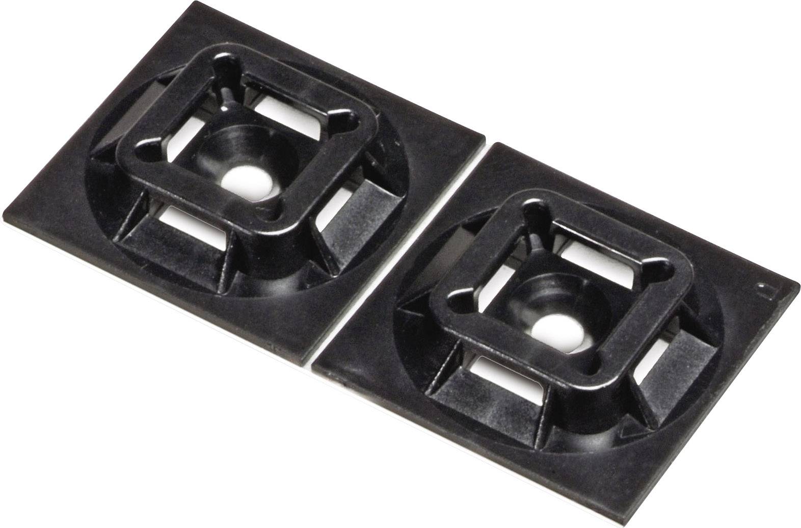 Panduit ABM2S-AT-C0 Cable mount ABM2S-AT-C0 + acrylate glue Black 1 pc(s)