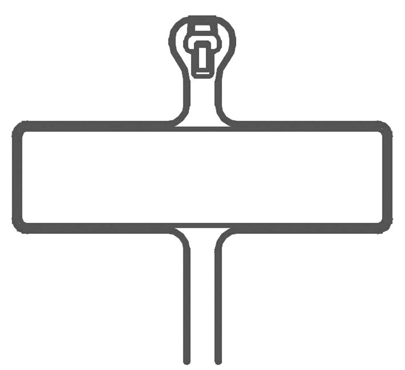Panduit BM1M-C BM1M-C Cable tie 107 mm 2.40 mm Ecru Metal latch 1 pc(s)-1