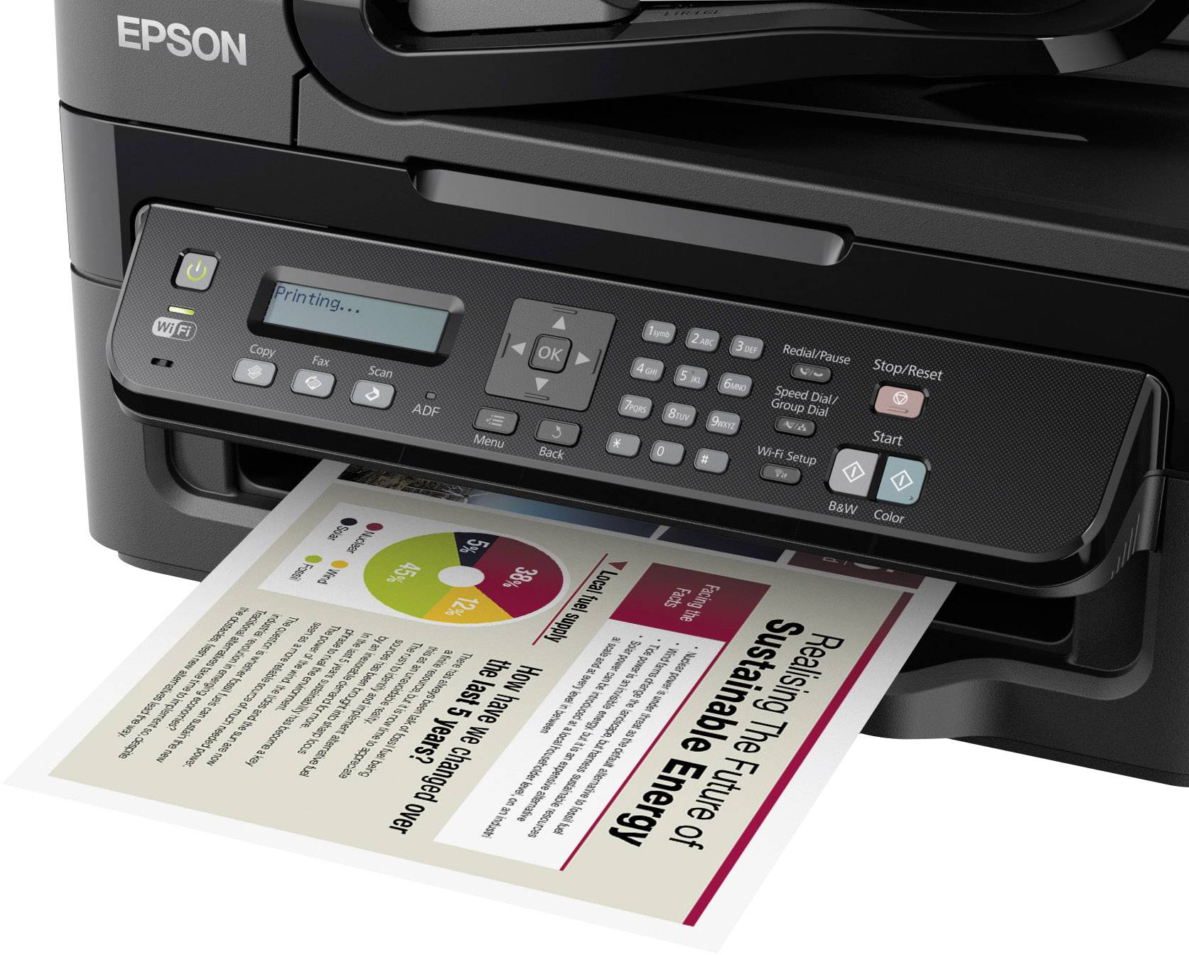 Epson EcoTank L555 Colour inkjet multifunction printer A4 Printer, scanner,  copier, fax Wi-Fi, Ink tank system | Conrad.com