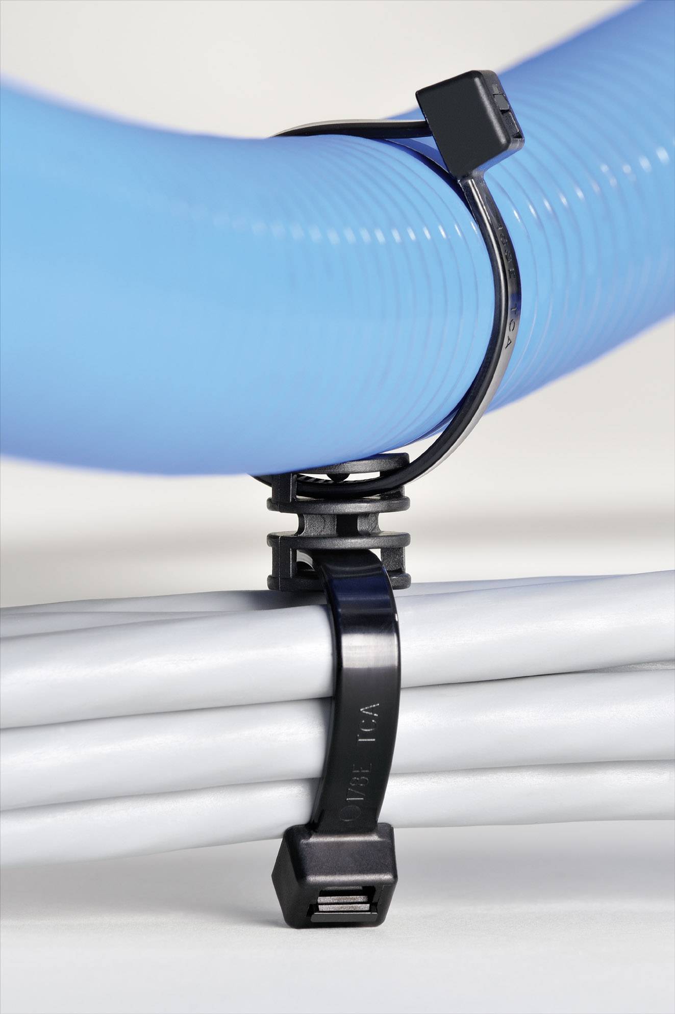 HellermannTyton 15600275 T120RCOUPLER Cable tie 380 mm 7.60 mm Black 1