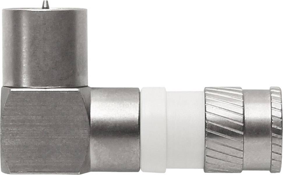 F-plug compression, straight, quickfix Cable diameter: 5.1 mm