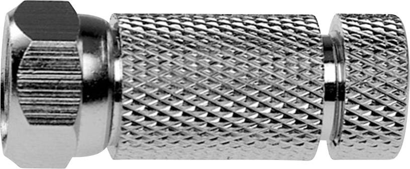 F-plug with double rubber seal Cable diameter: 6.8 mm