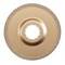 A round, gold-coloured disc attachment with a serrated edge for an oscillating tool, suitable for cutting or grinding.