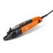 An orange and black electric tool with a cable, possibly a scraper or polisher, on a white background.
