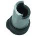 A metallic tool component with a cylindrical shape and a round aperture. It looks like a type of adapter or insert.