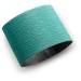 Green abrasive sanding belt for a cylindrical grinding machine, clearly showing the rough, abrasive surface.