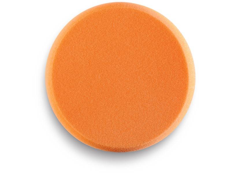 A round, orange sponge.