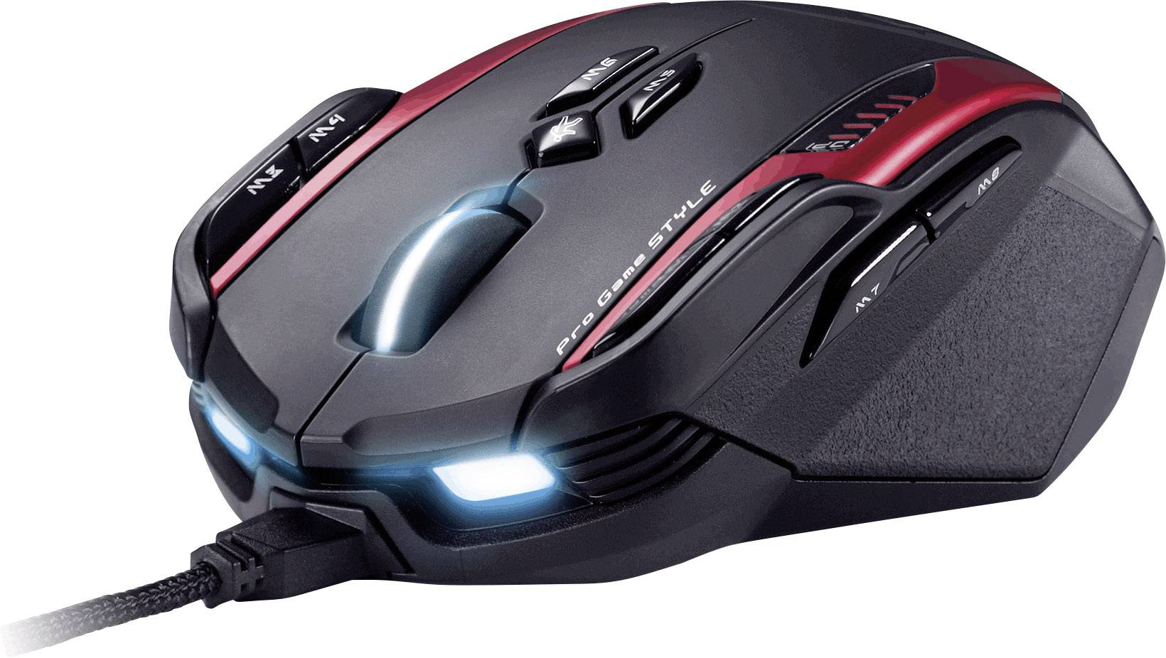 Мышь игровая genius gila, лазерная 200-8200dpi, 12 кнопок, Black, retail (4710268241850)