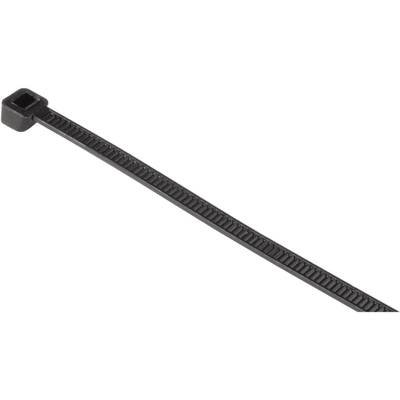 Hama Cable tie Plastic Black Flexible (L x W) 14 cm x 0.35 cm 50 pc(s)  00020544
