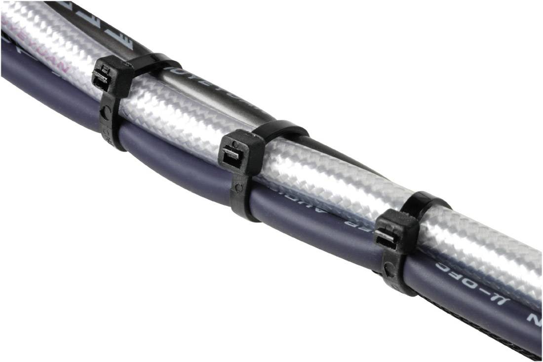 Hama Cable tie Plastic Black Flexible 150 pc(s) 00020622-3