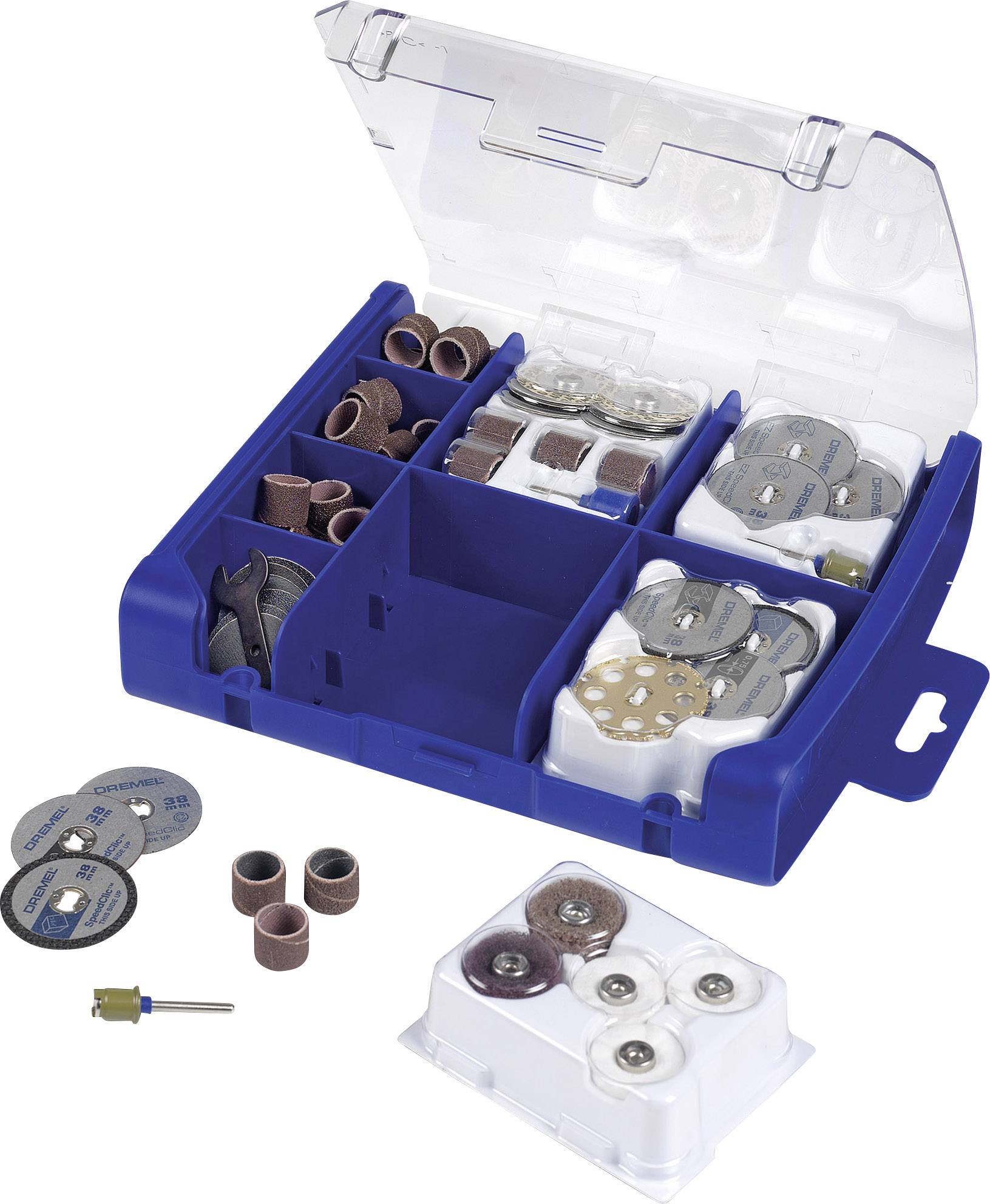 Dremel 2615E725JA Accessory set 70-piece EZ Speed Clic Shank diameter 3.2 mm 1 Set