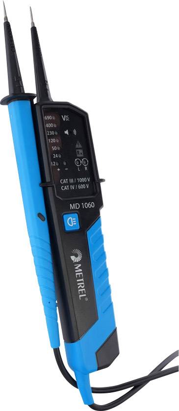 Metrel MD 1060 Two-pole voltage tester CAT III 1000 V, CAT IV 600 V LED, Acoustic