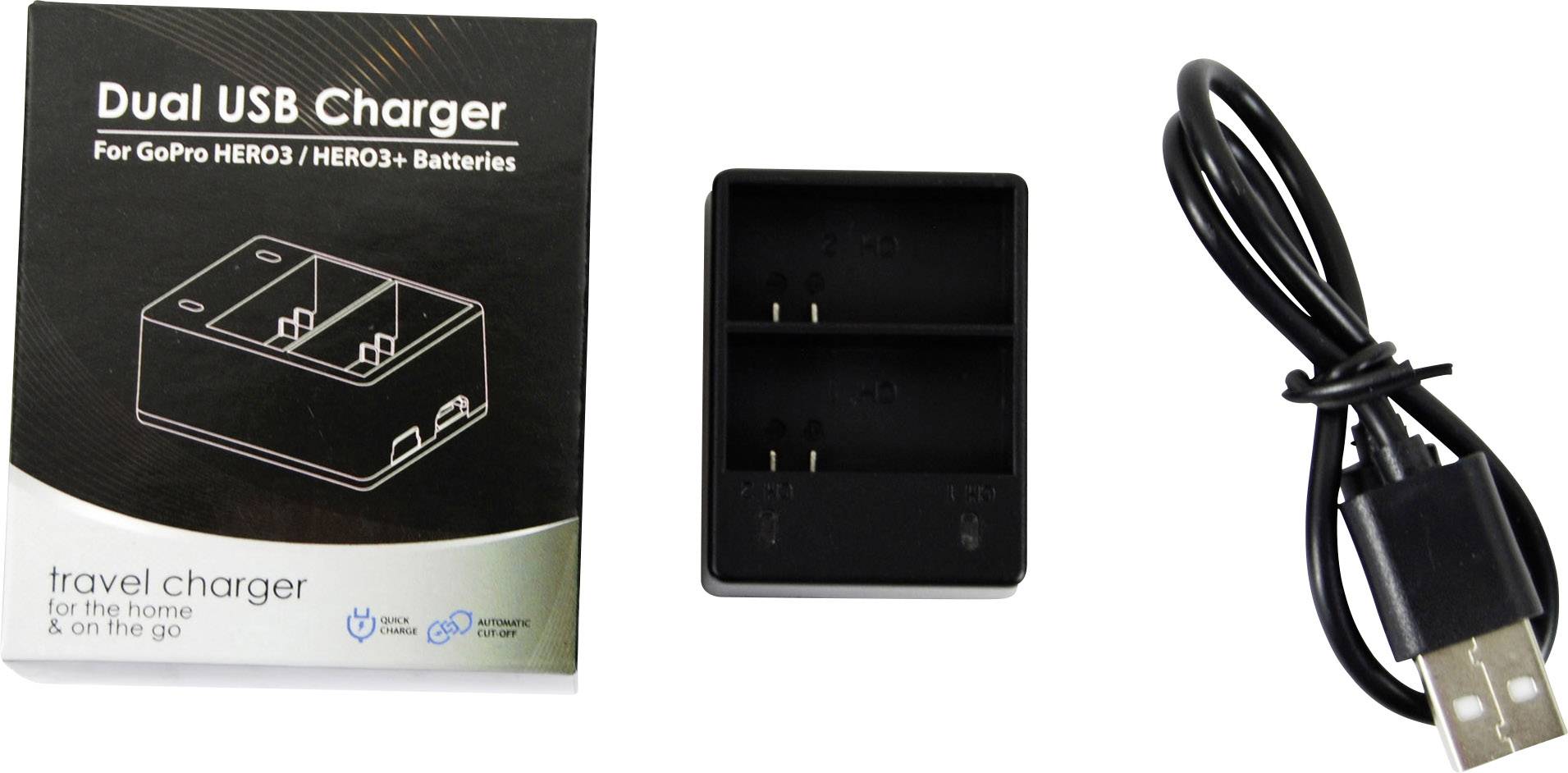 Dcgp4 2a Dual Charger Suitable For Gopro Hero 4 Gopro Hero 4 Silver Conrad Com