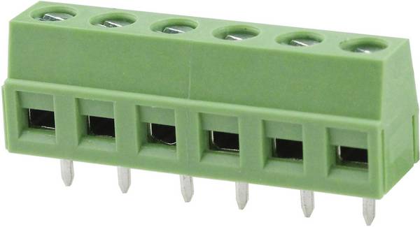 Degson DG127-5.0-02P-14-00AH-1 Screw terminal 2.08 mm² Number of pins 2 Green 1 pc(s)