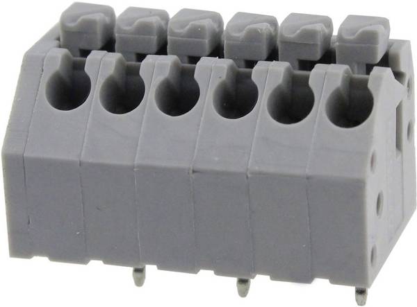 Degson DG250-3.5-03P-11-01AH-1 Spring-loaded terminal 0.82 mm² Number of pins 3 Grey 1 pc(s)