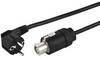 IMG Stageline AAC-215P Current Cable [1x PG plug - 1x PowerCon plug] 2.00 m Black