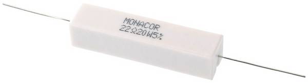 Monacor LSR-220/20 High power resistor 22 Ω