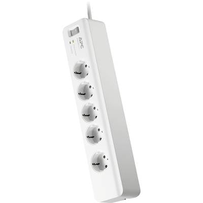 Image of APC PM5-GR Surge protection power strip 5x White PG connector 1 pc(s)