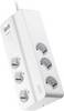 APC PM6-GR Surge protection power strip 6x White PG connector 1 pc(s)