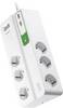 APC PM6U-GR Surge protection power strip 6x White PG connector 1 pc(s)