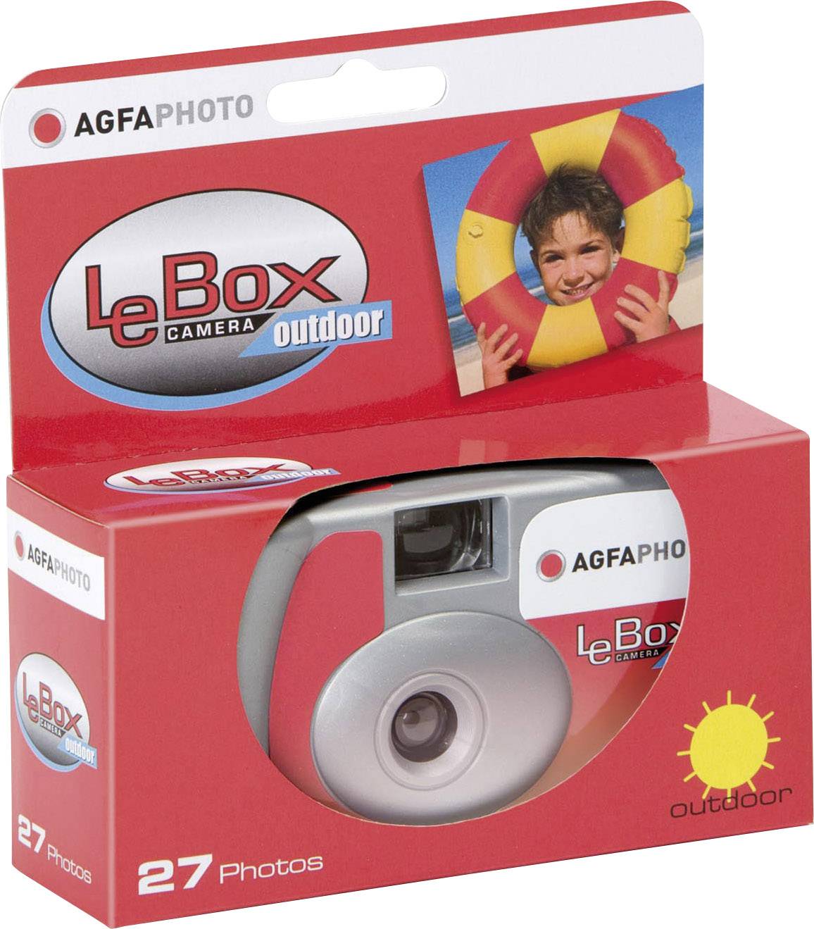 AgfaPhoto LeBox 400 27 Outdoor Disposable camera 1 pc(s) Splashproof