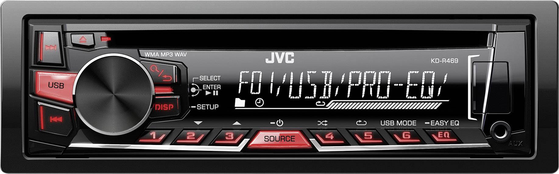 JVC KD-R469E Car stereo Steering wheel button connector | Conrad.com